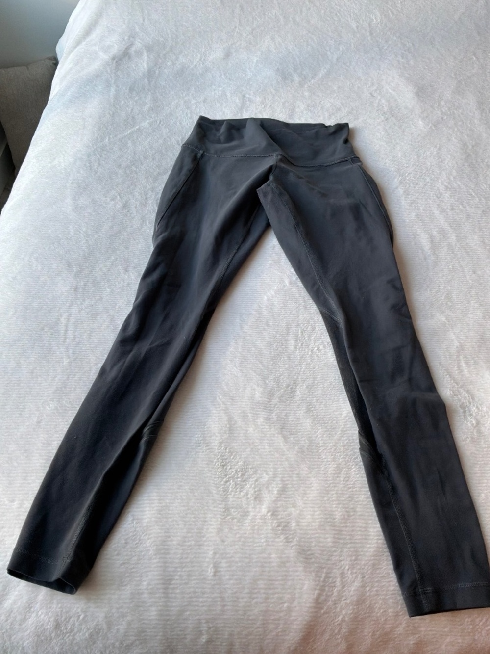 Lululemon Charcoal Grey High-Rise Athletic Leggings - Size 10
